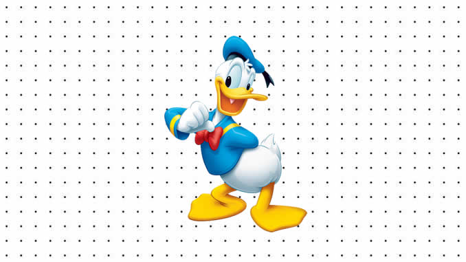 Desenhos de Pato Donald para colorir