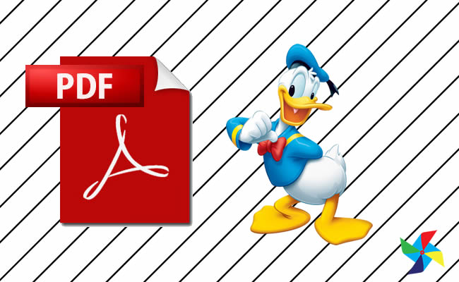 Desenhos de Pato Donald em PDF