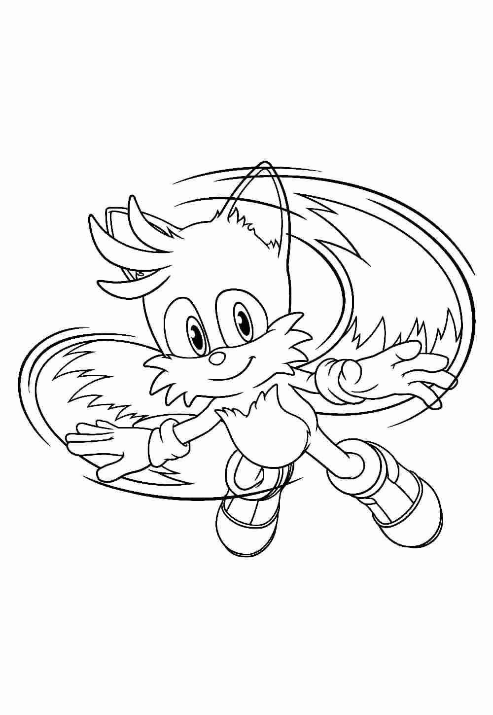 Pintar Desenhos Sonic - Tails