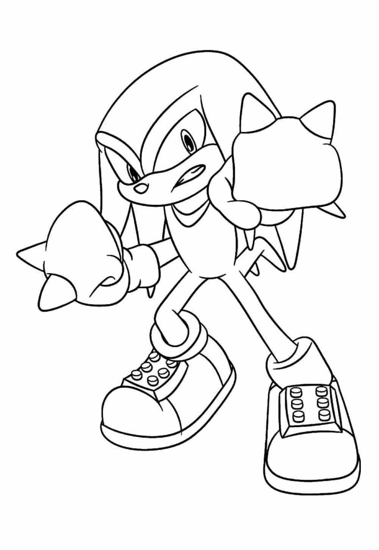 Desenhos do Sonic para colorir - Bora Colorir
