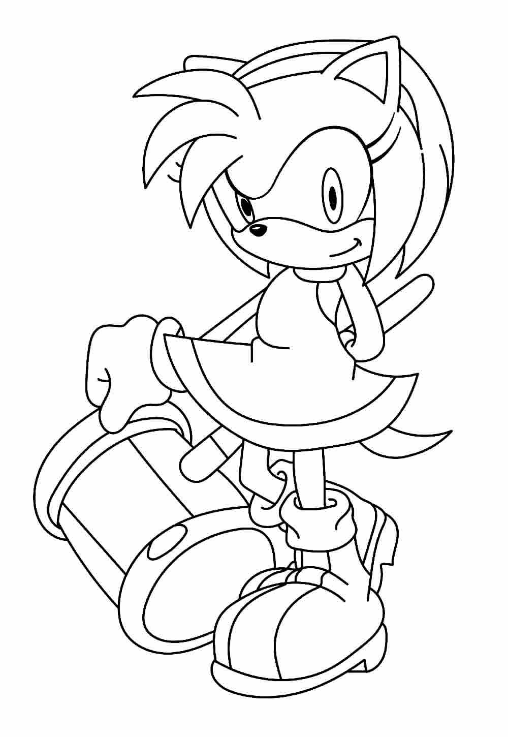 Desenhos de Sonic para pintar