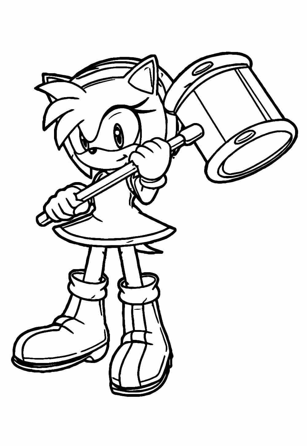 Pinte desenhos do Amy Rose