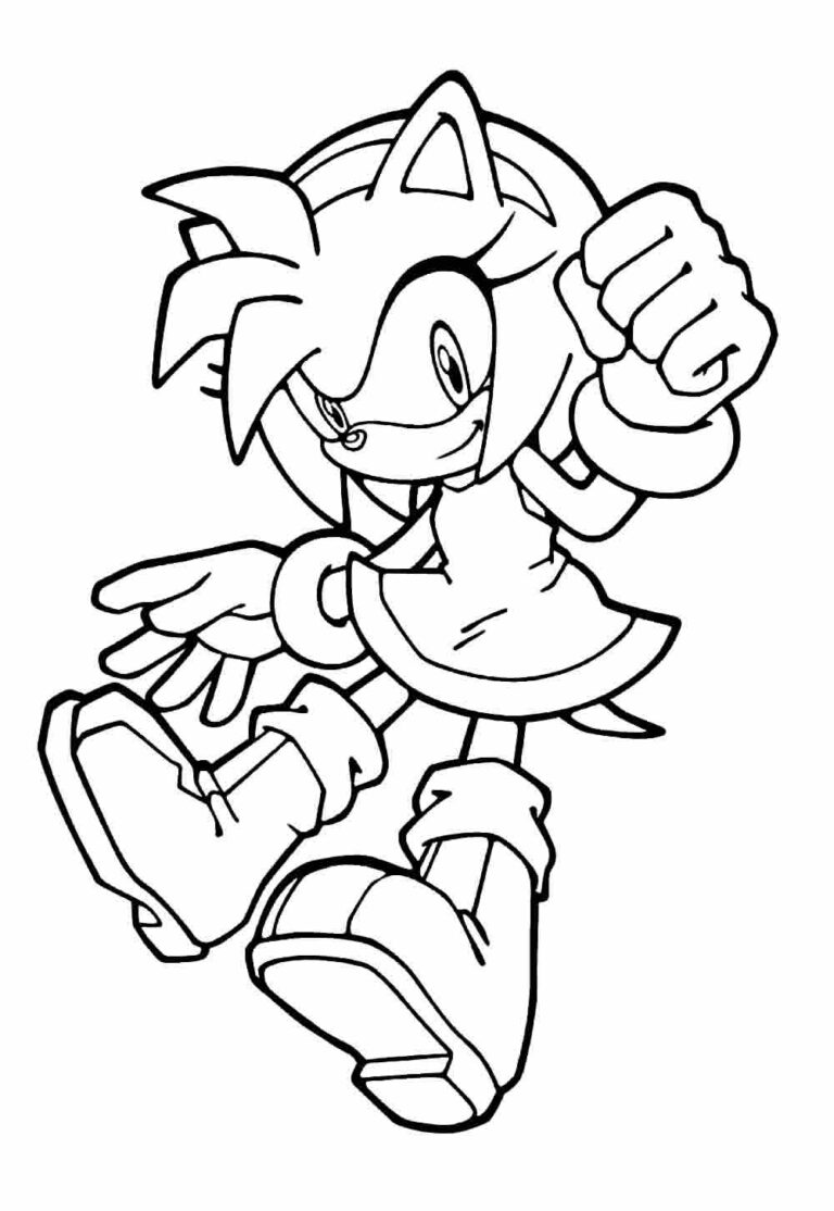 Desenhos do Sonic para colorir - Bora Colorir