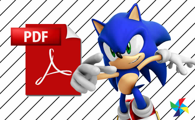 Desenhos do Sonic em PDF