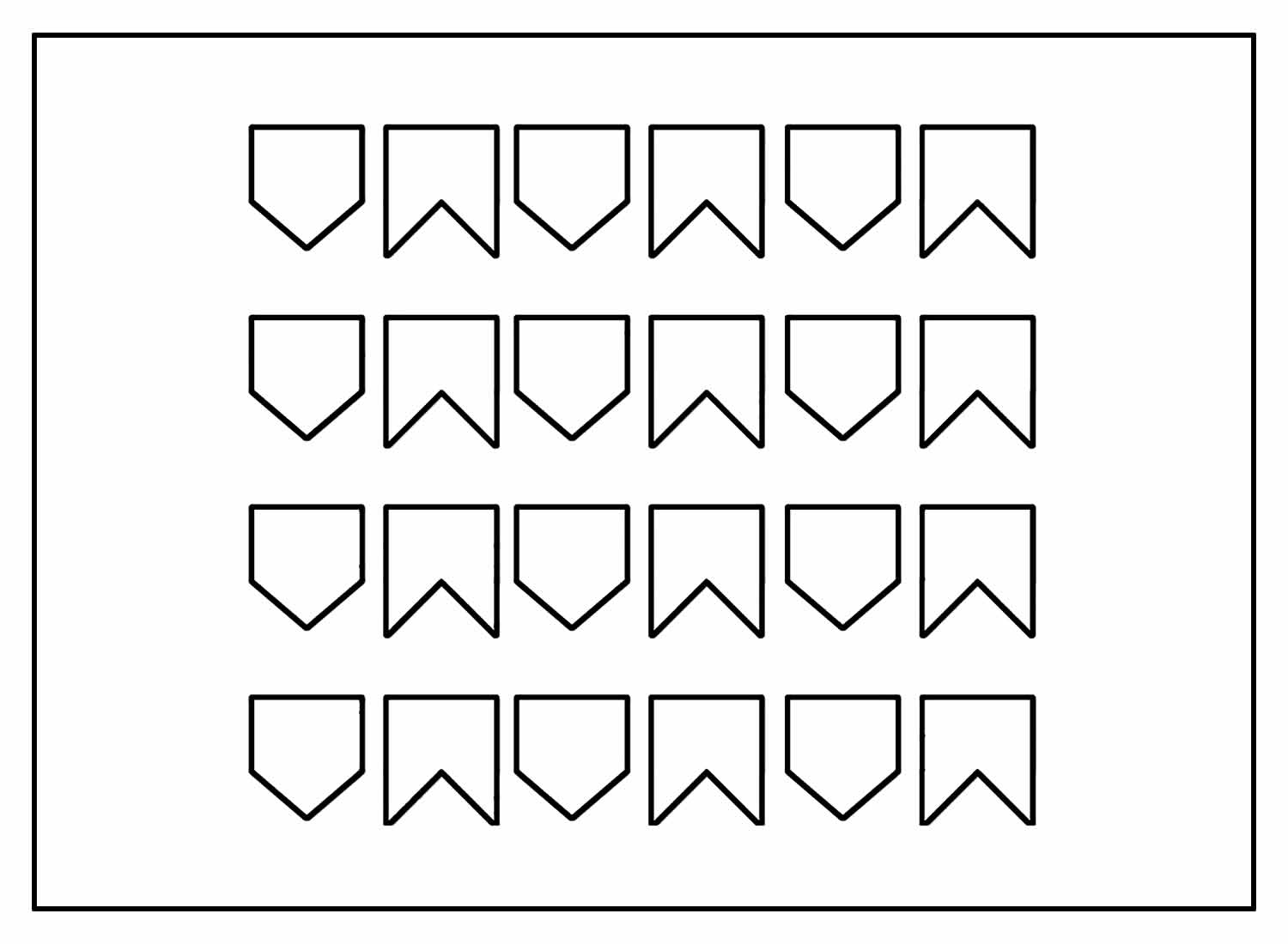 Desenhos de Bandeirinhas Juninas para colorir - Bora Colorir