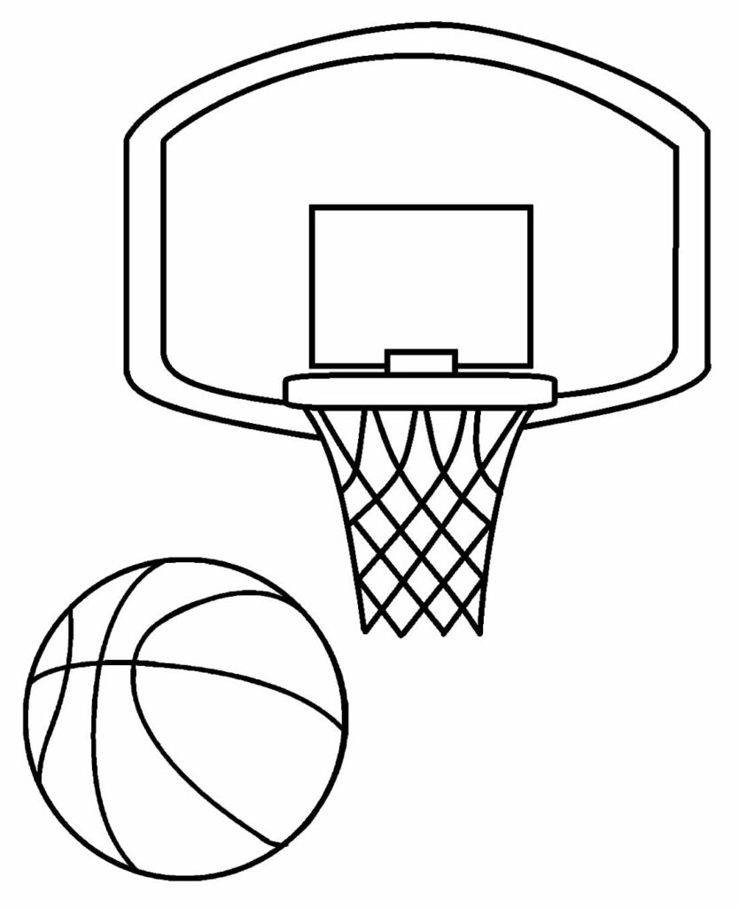 Desenho de Bola de Basquete