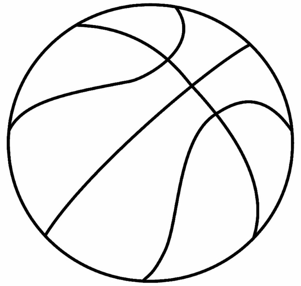 Como desenhar uma BOLA de BASQUETE I passo a passo 