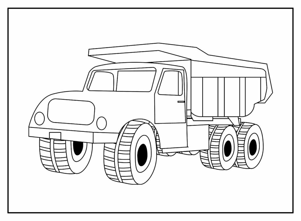 Desenhos de Léo o Caminhão 9 para Colorir e Imprimir