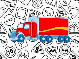 Desenhos de Caminhão para colorir