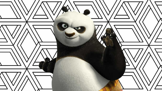 Desenhos do Kung Fu Panda para colorir - Bora Colorir