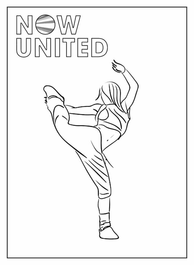 Colorir desenho de Now United