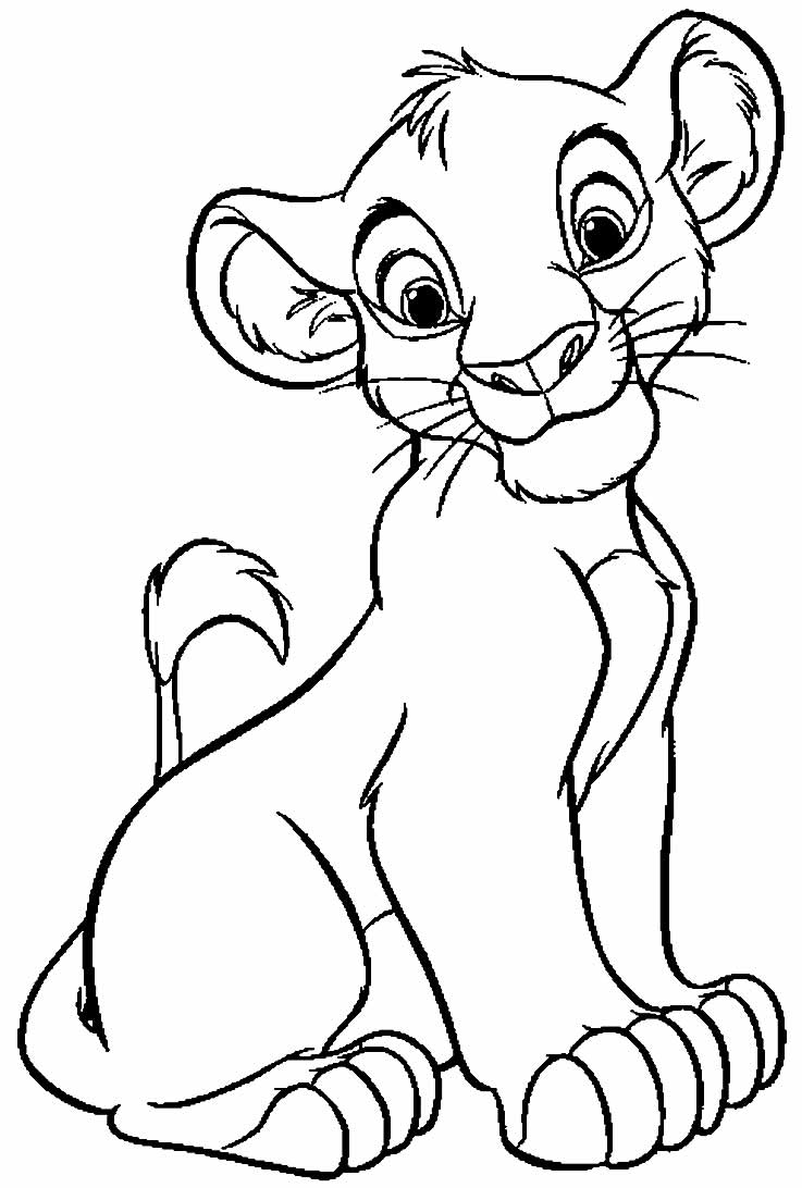 Desenhos Do Simba Para Colorir Bora Colorir