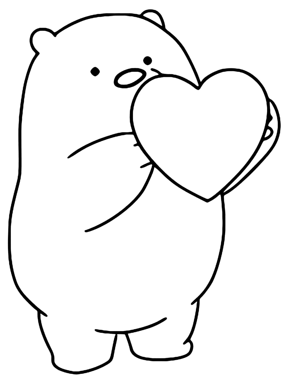Desenhos de Urso Sem Curso para colorir - Bora Colorir