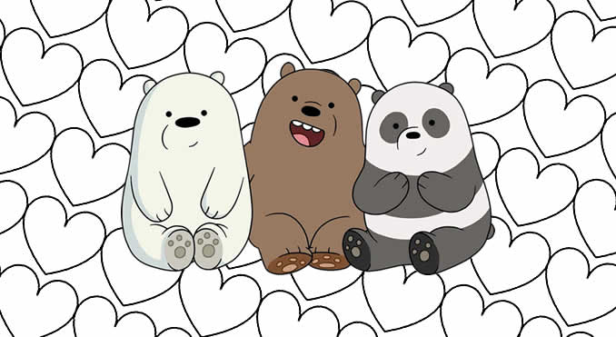 Desenhos de Urso Panda para Colorir - Curso Completo de Pedagogia