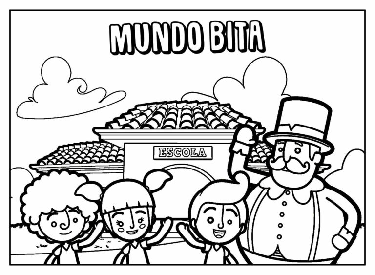 Desenhos Do Mundo Bita Para Colorir - Bora Colorir