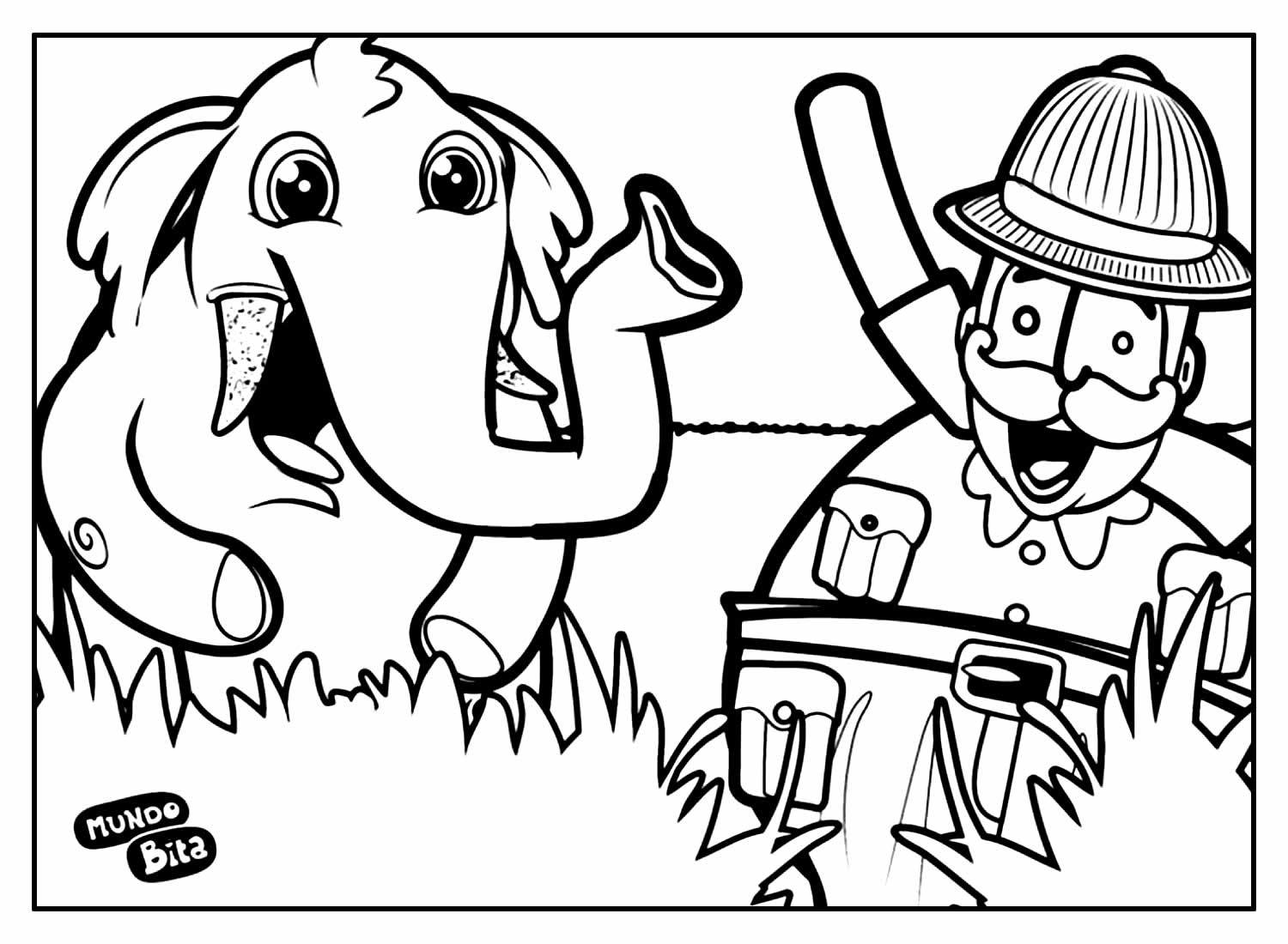 Desenhos do Mundo Bita para colorir - Bora Colorir