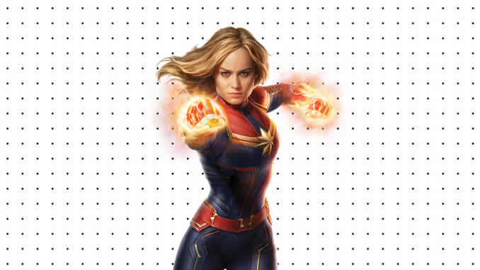 Desenhos da Capitã Marvel para colorir