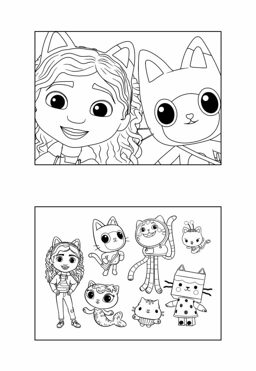 Desenho da Casa Mágica da Gabby