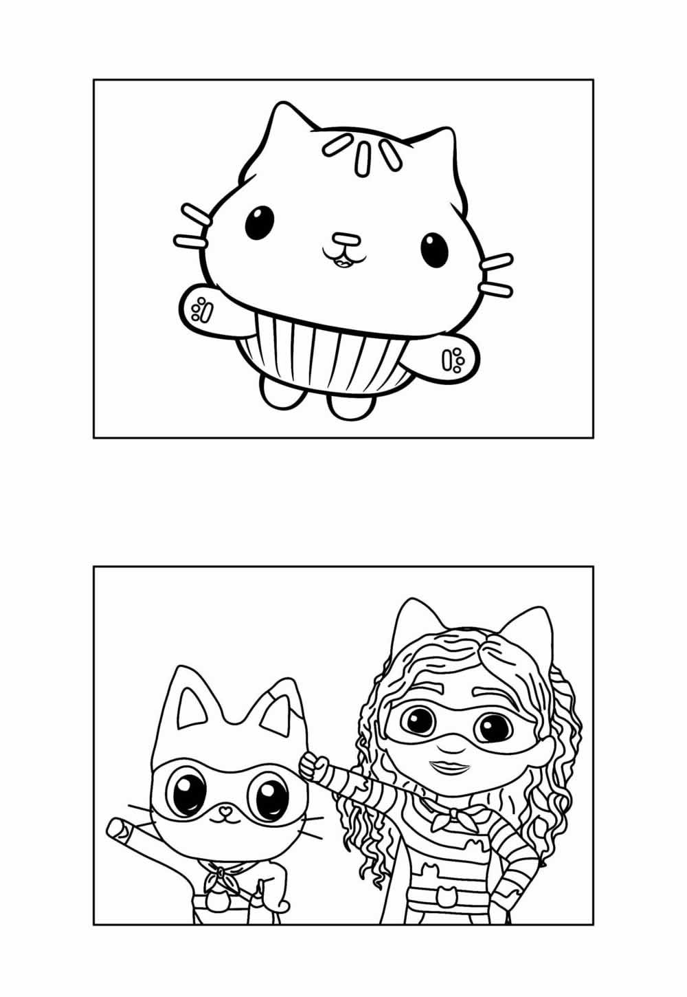 Desenhos da Casa Mágica da Gabby