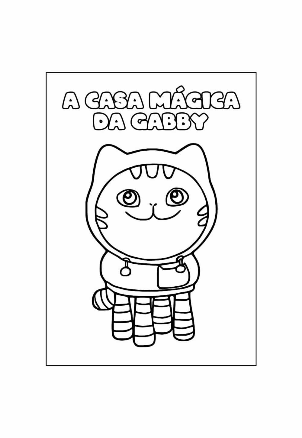 Desenho da Casa Mágica da Gabby