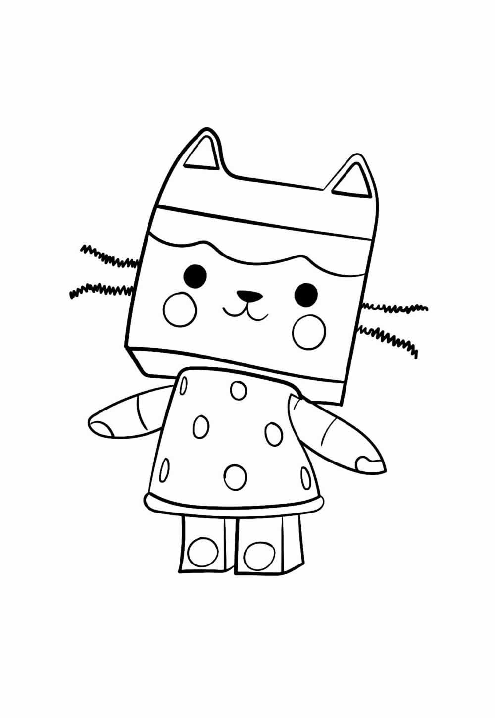 Desenho da Casa Mágica da Gabby para colorir