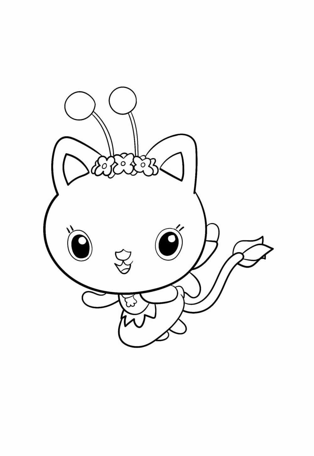 Desenho da Casa Mágica da Gabby para colorir