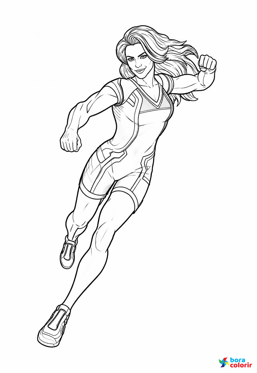 Desenhos Mulher-Hulk Colorir
