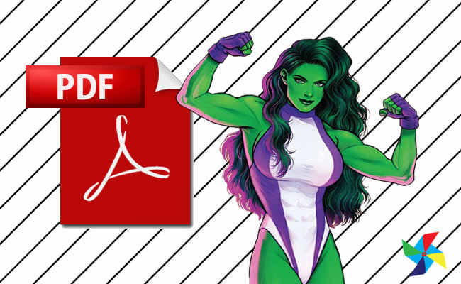 Desenhos da Mulher-Hulk em PDF