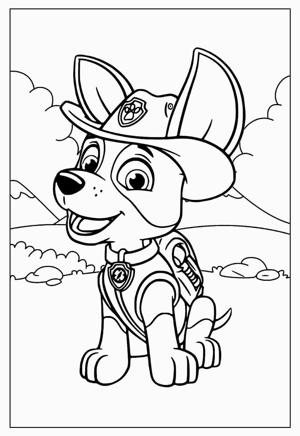 Desenhos da Patrulha Canina para colorir - Bora Colorir