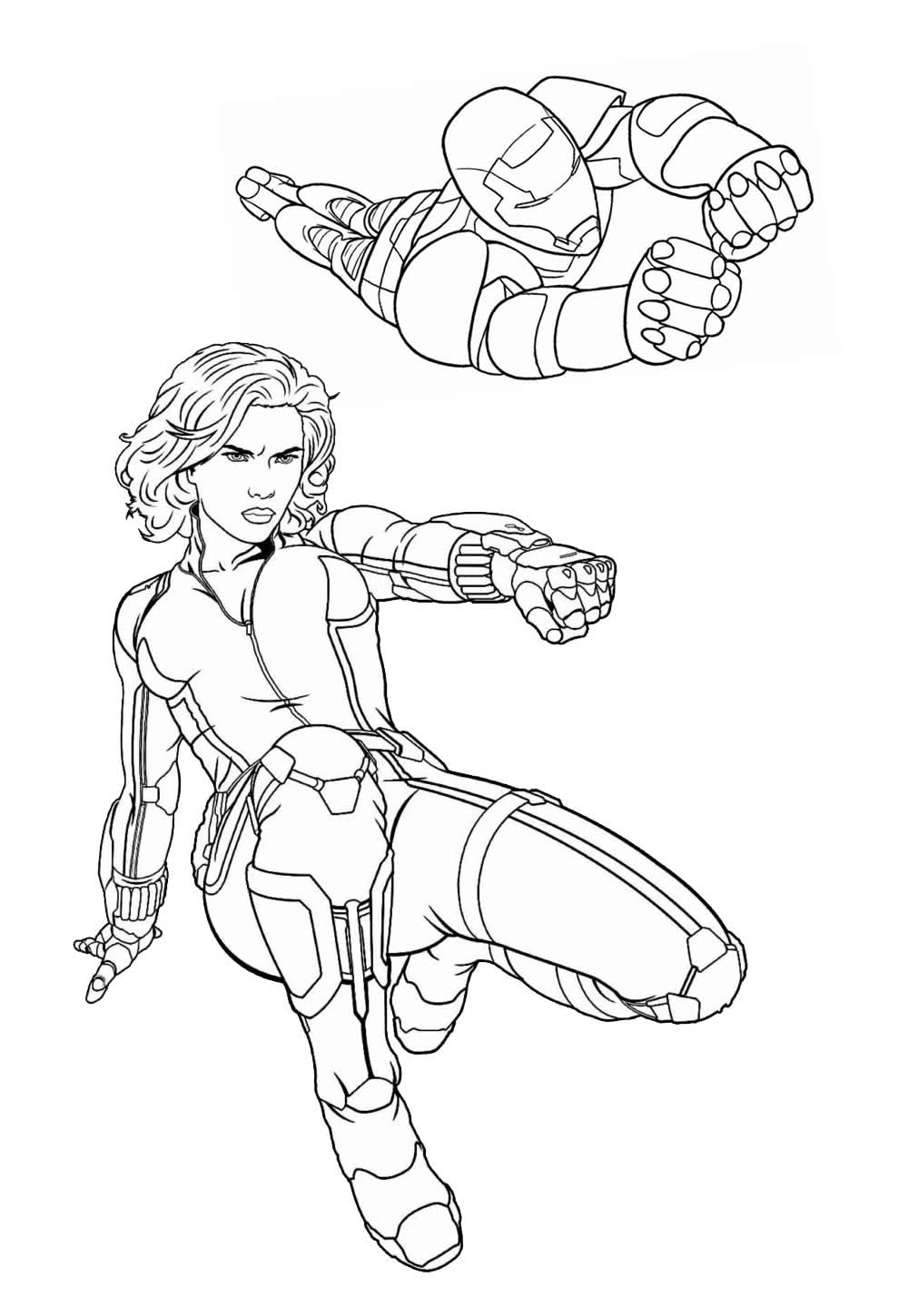 Desenho dos Avengers