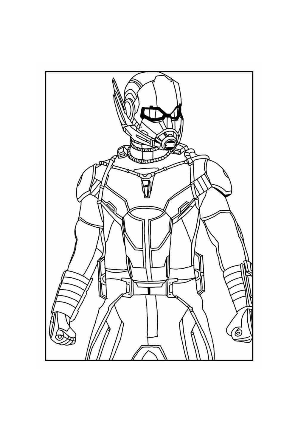 Desenho Avengers Pintar - Homem-Formiga