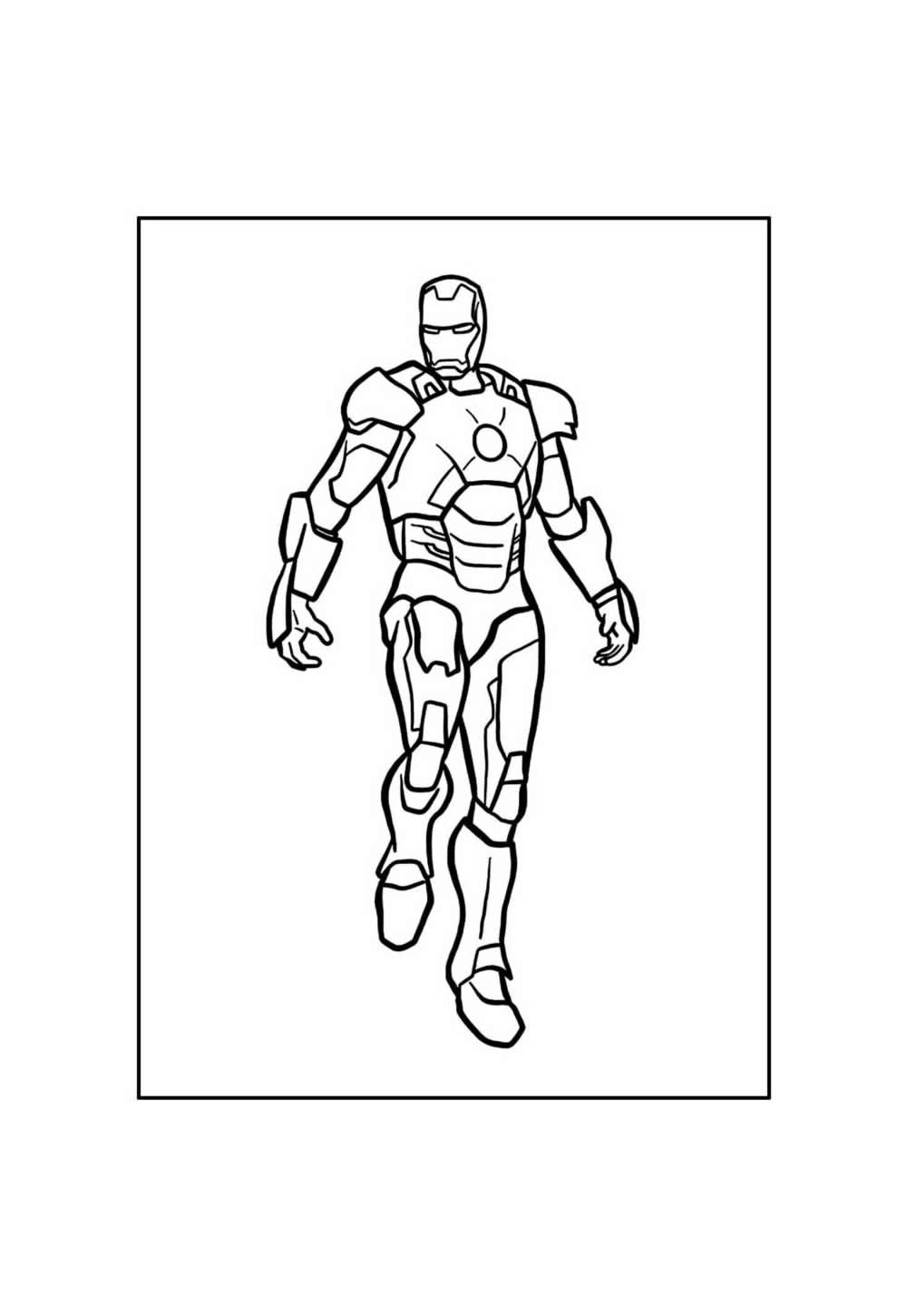 Desenho Homem de Ferro