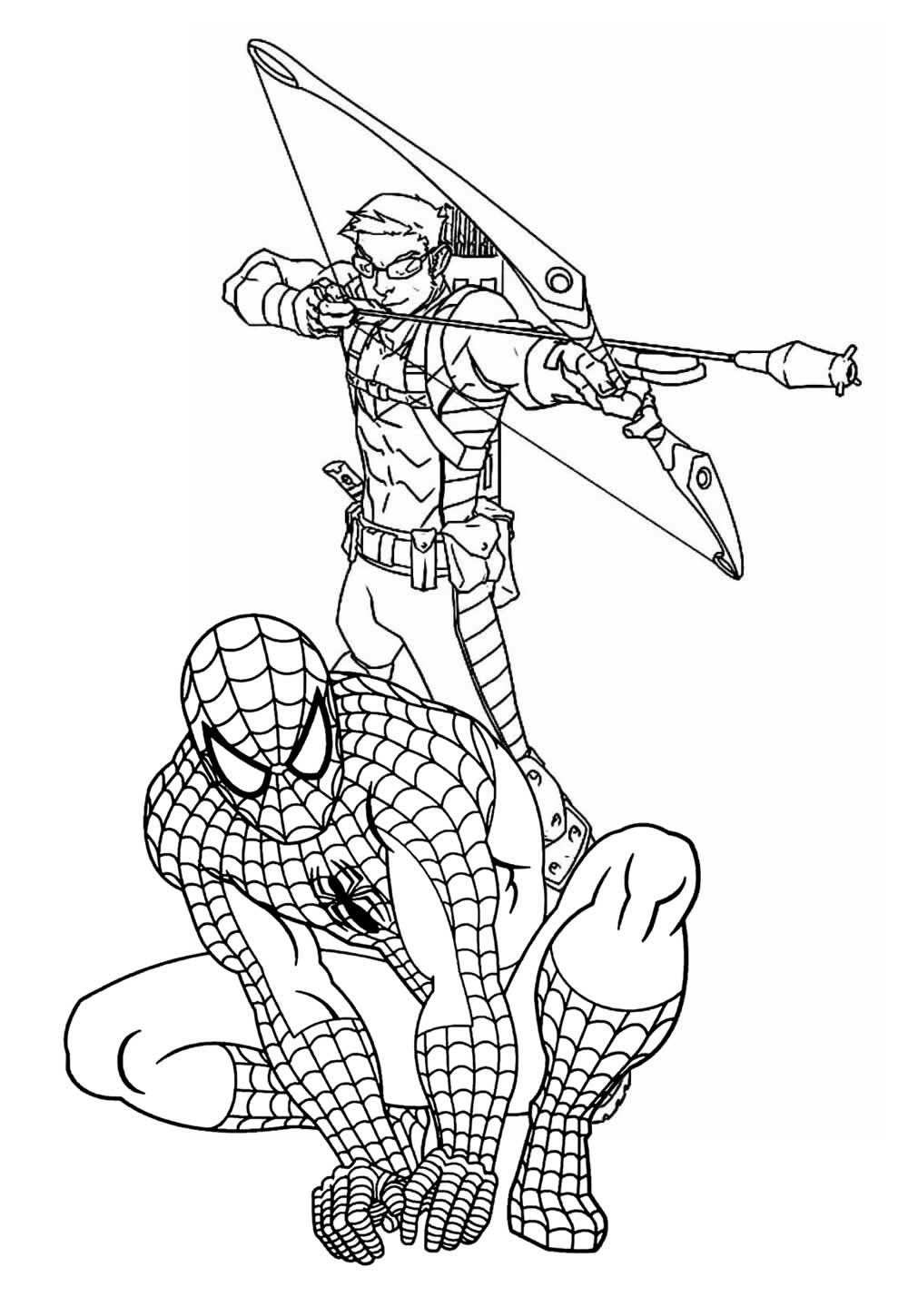 Desenho Avengers Colorir