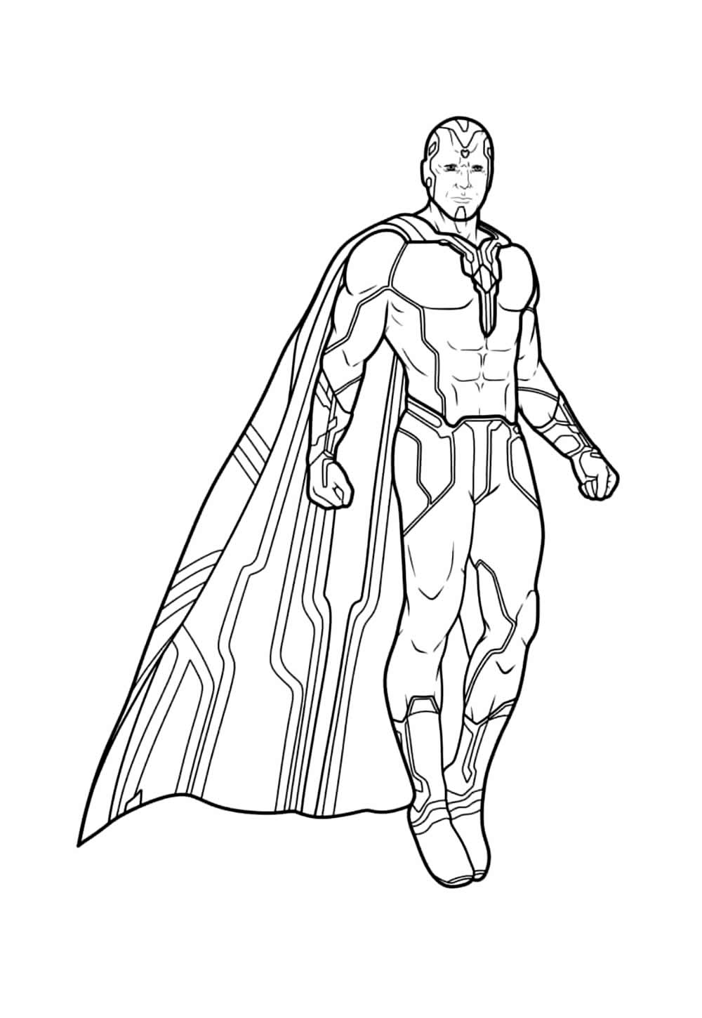 Desenho Avengers Colorir