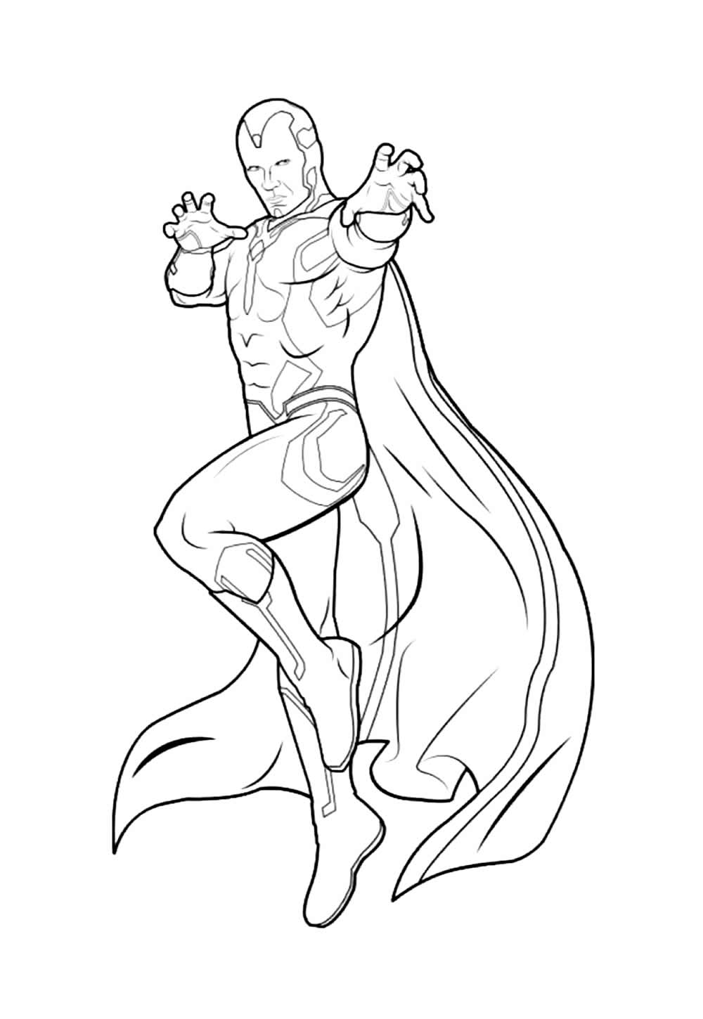 Desenho Avengers Colorir