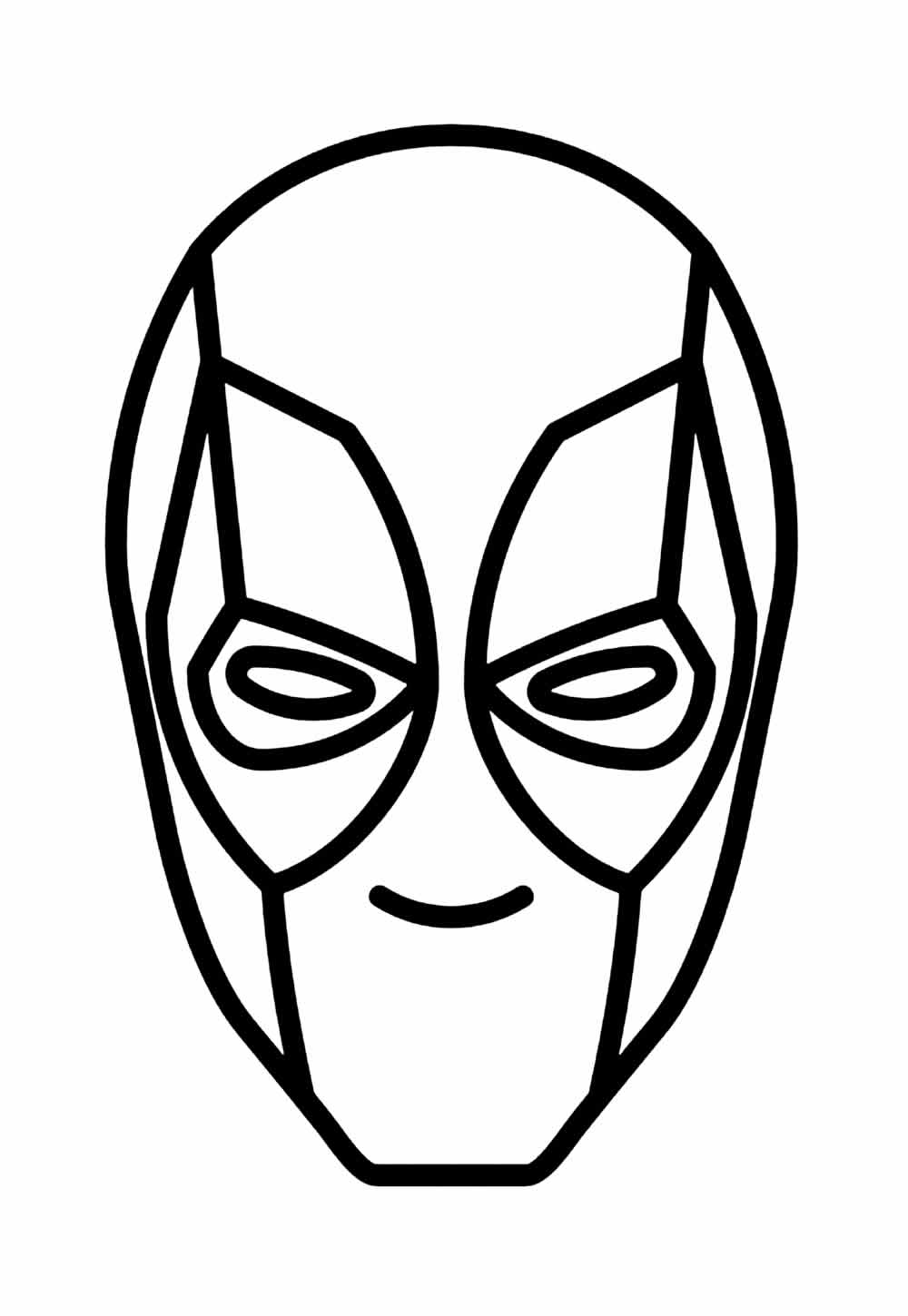 Máscara de Super-herói para imprimir
