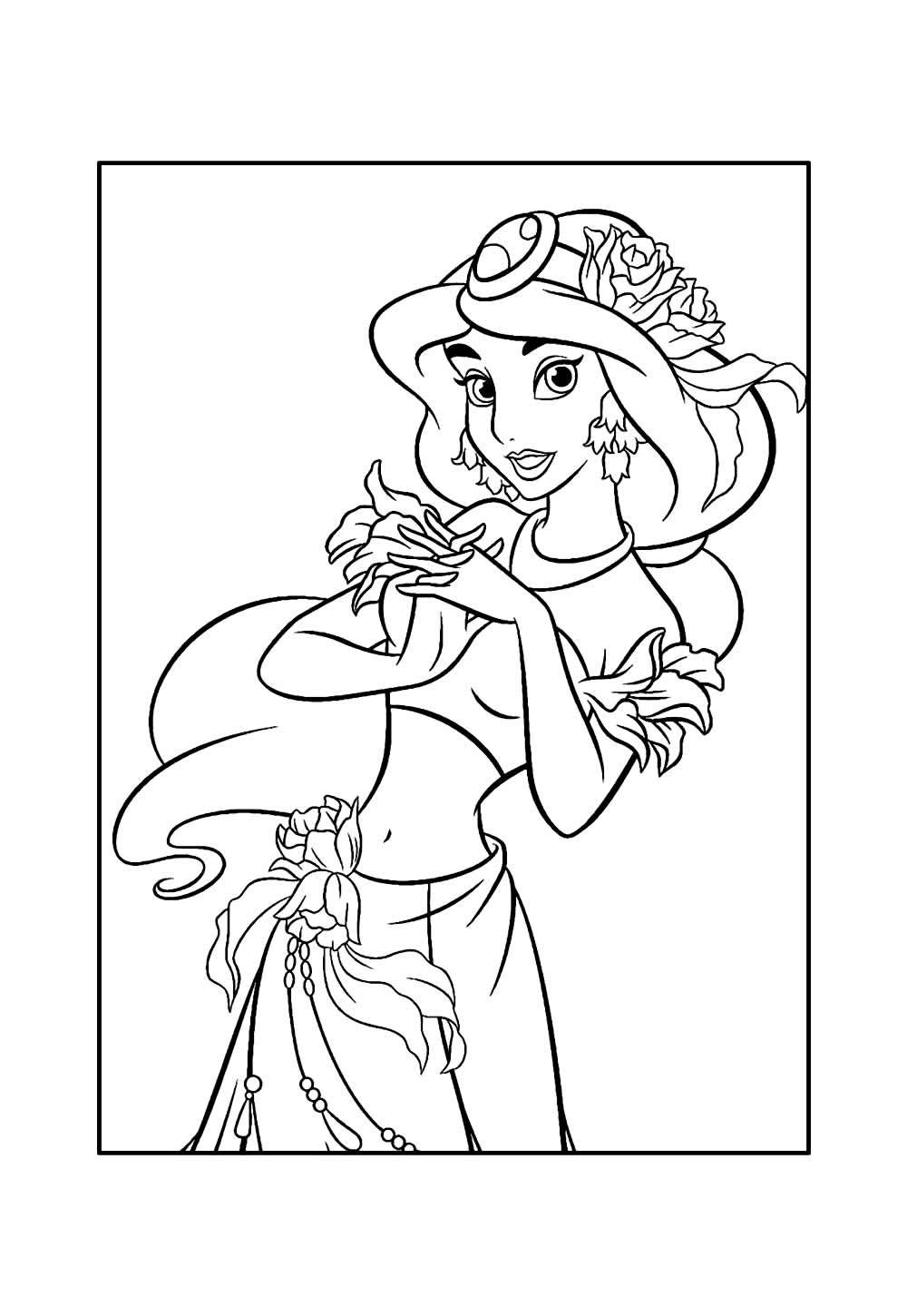 Desenho Jasmine Pintar