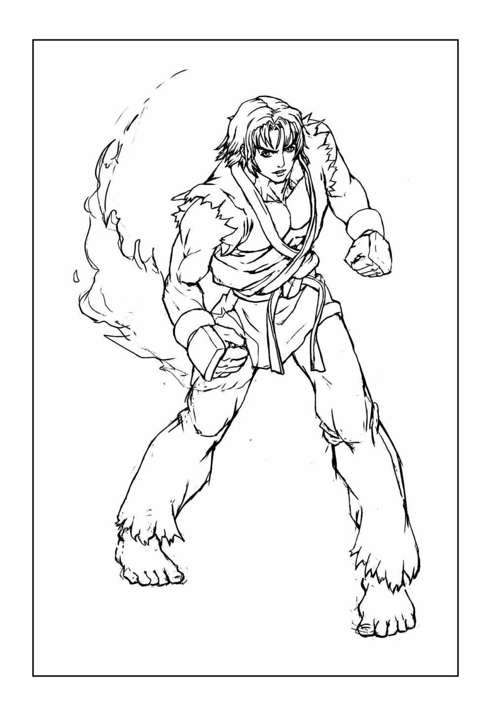 Desenho do Ken para colorir