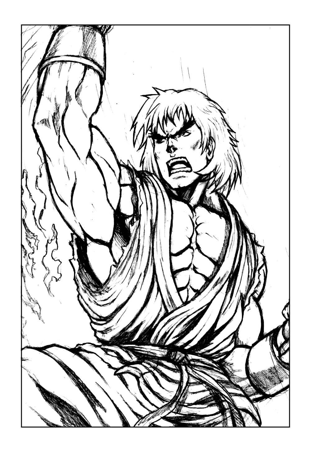 Desenho do Ken para colorir
