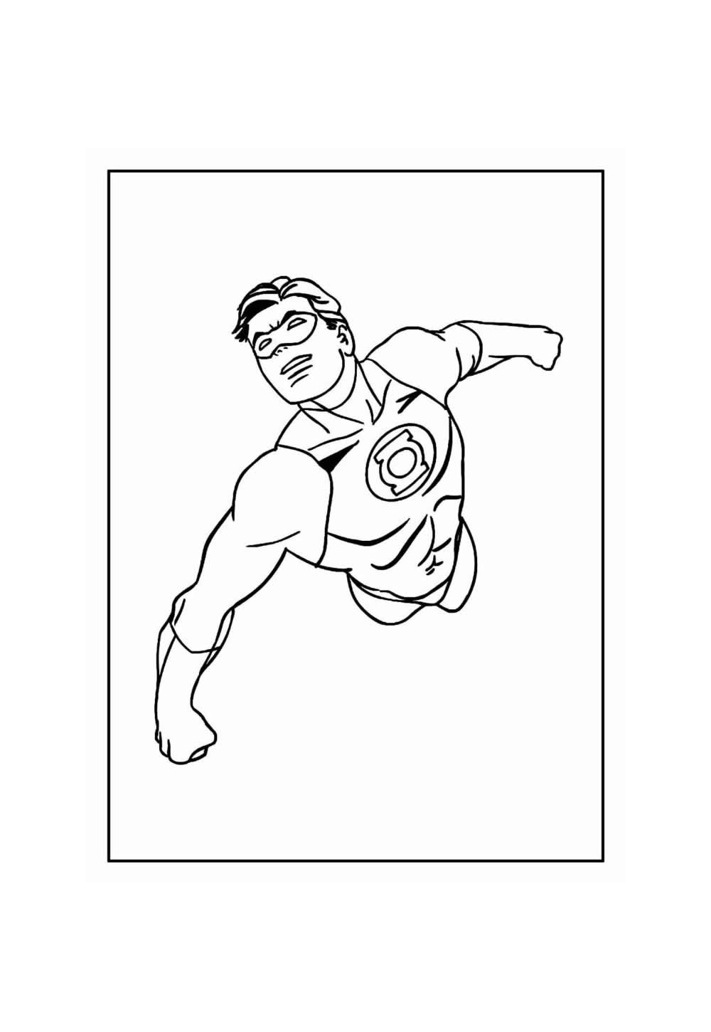 Desenho de Lanterna Verde