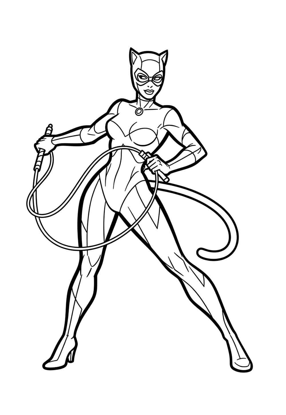 Desenho da Mulher-Gato