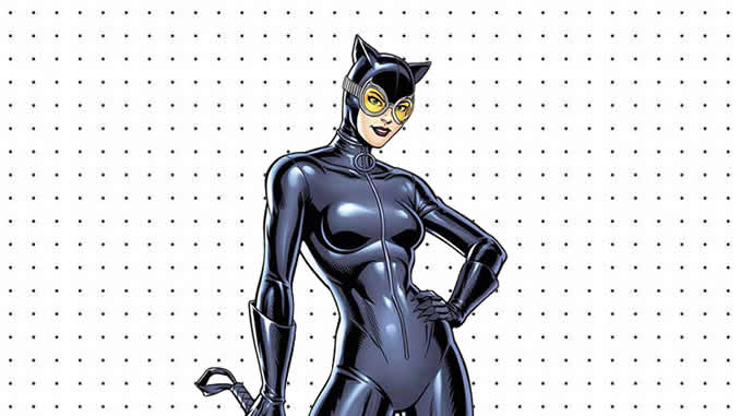 Desenhos da Mulher-Gato para colorir