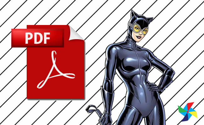 Desenhos da Mulher-Gato em PDF