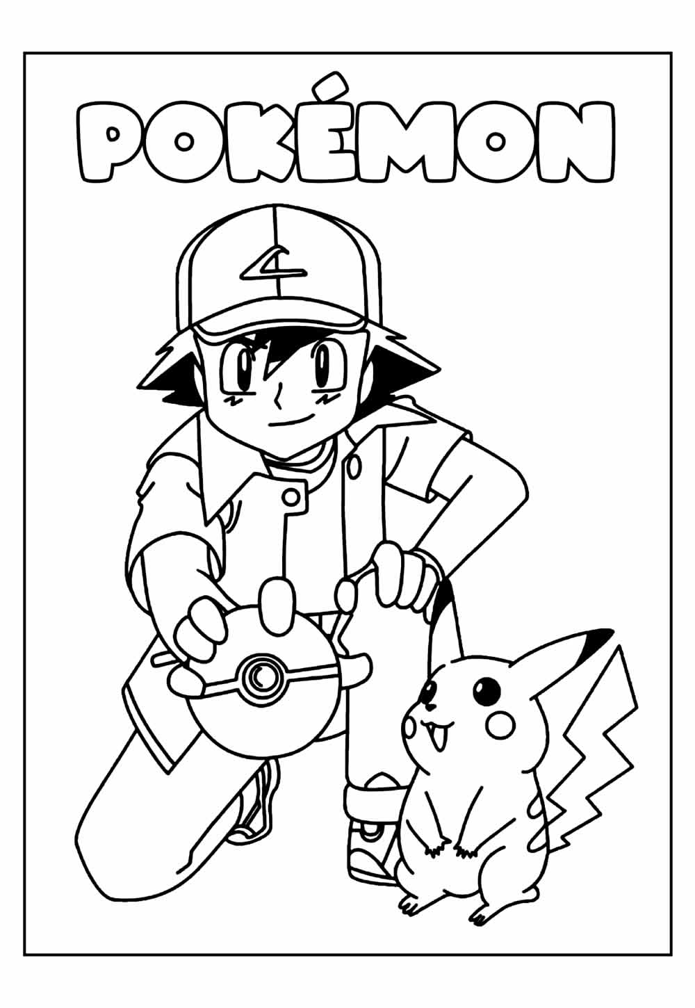 Desenho Educativo de Pokémon