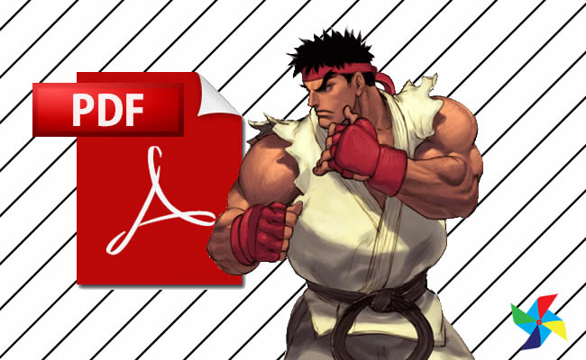 Desenhos de Street Fighter em PDF