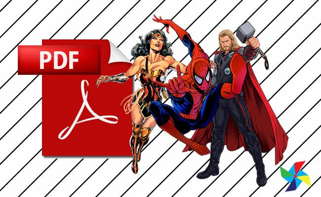 Desenhos de Super-heróis em PDF