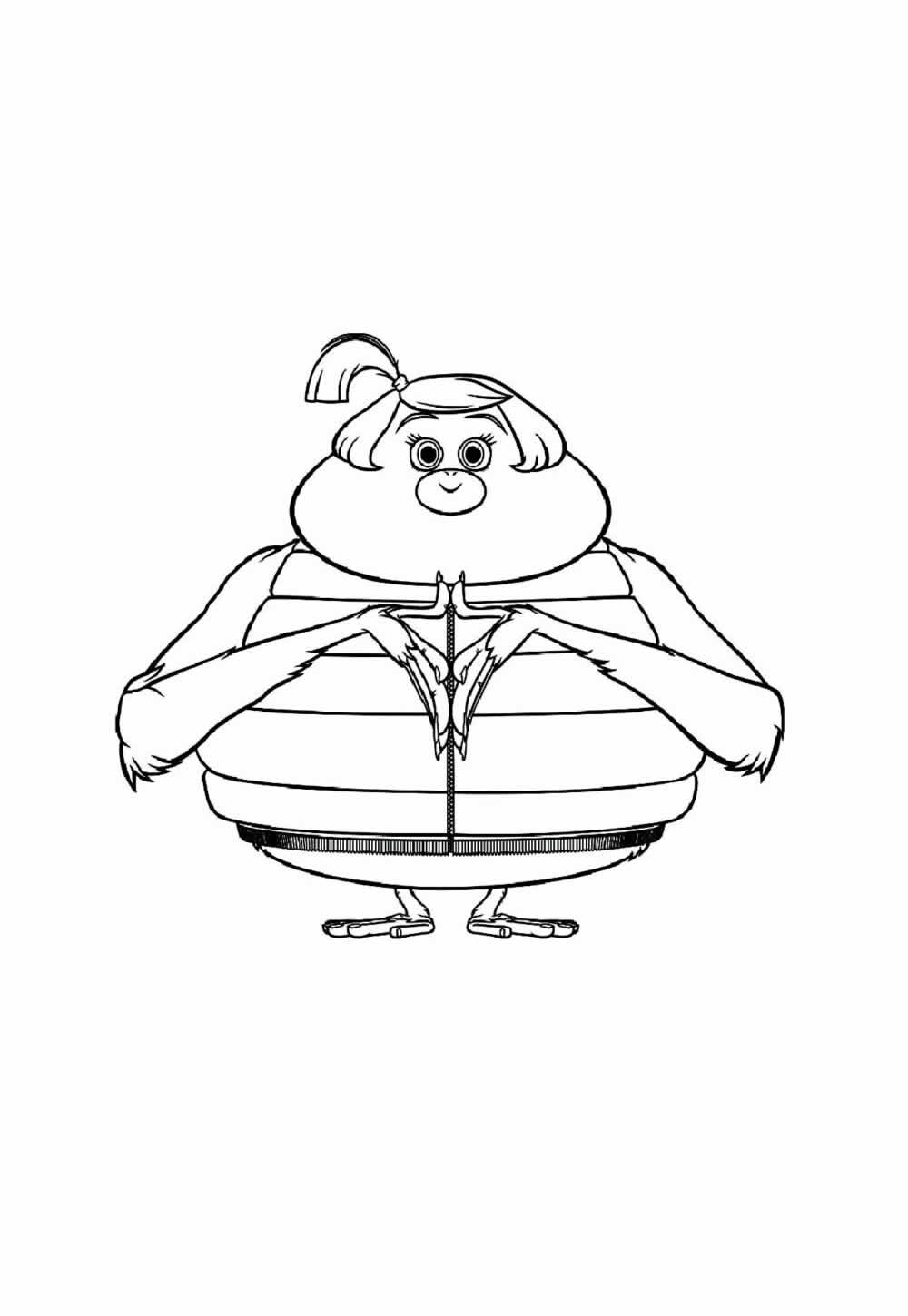 Desenho de Tá Chovendo Hambúrguer para colorir