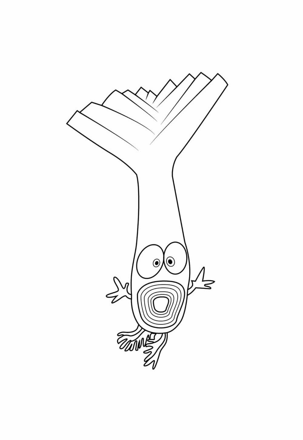 Desenho de Tá Chovendo Hambúrguer para colorir