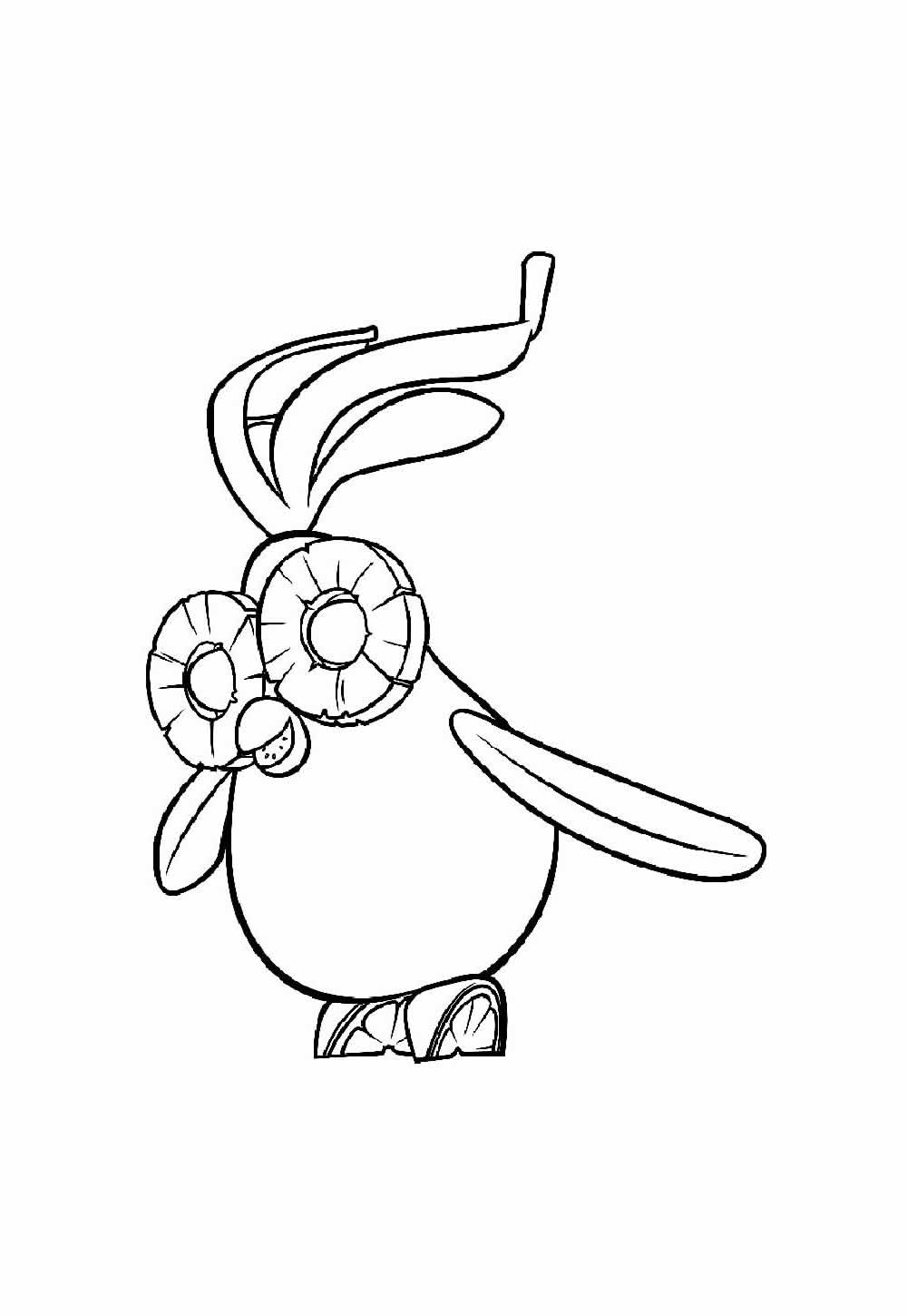 Desenho de Tá Chovendo Hambúrguer para colorir