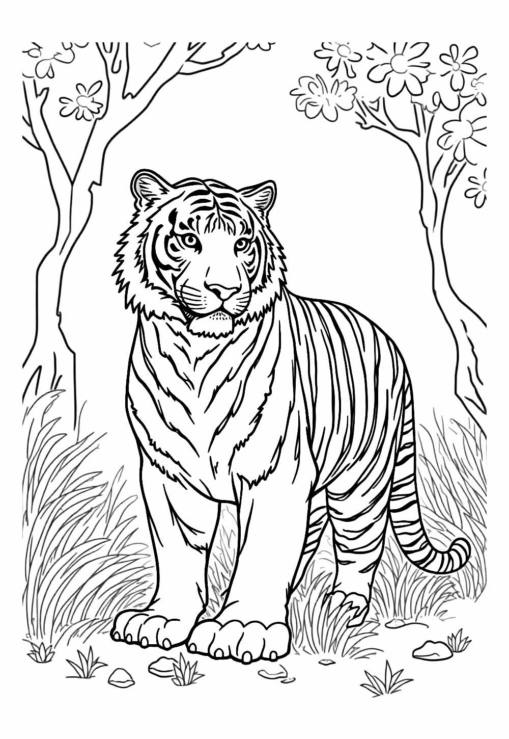 Desenhos de Tigre Pintar